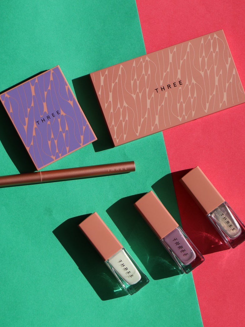 THREE シマリング グロー デュオ/THREE/クリームハイライトを使ったクチコミ(2枚目)