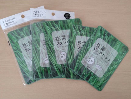 松葉マスクパック/プラスワン/シートマスク・パックを使ったクチコミ(3枚目)