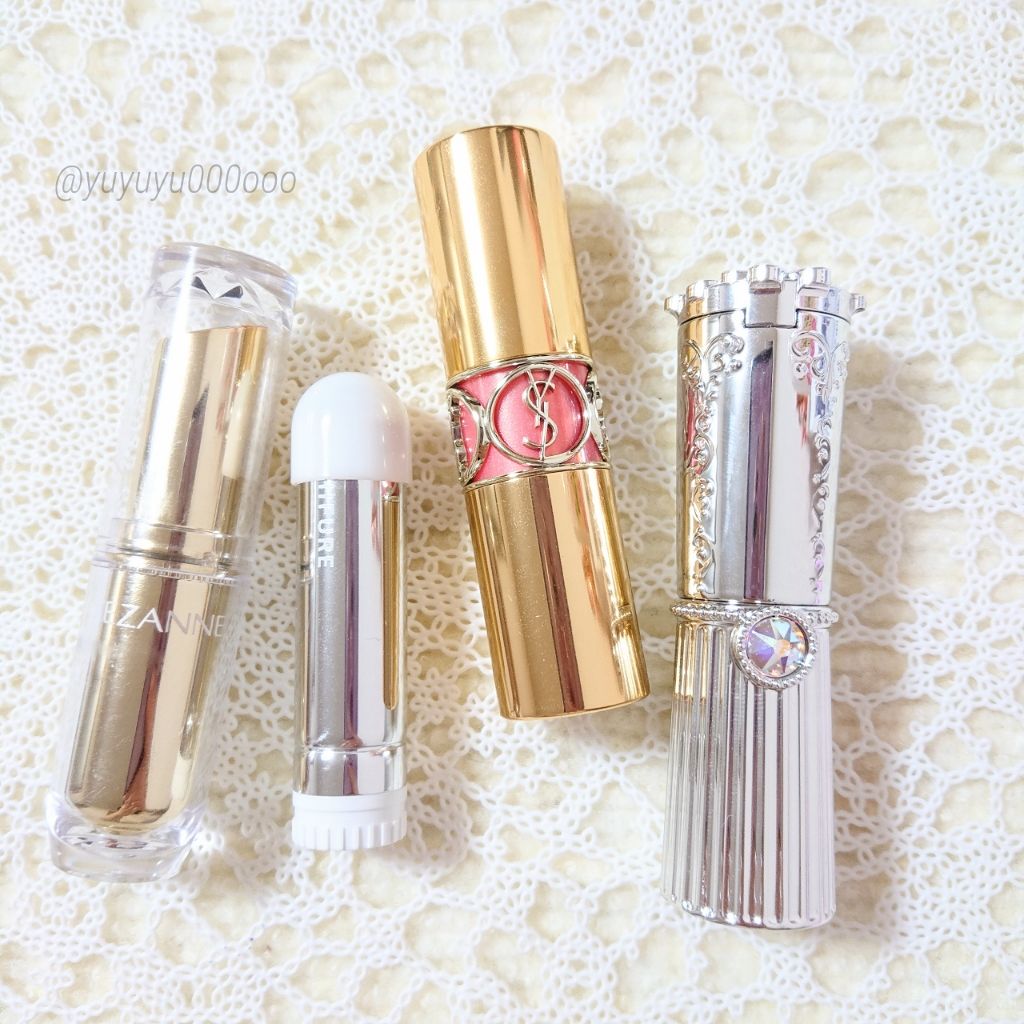 ルージュ ヴォリュプテ シャイン/YVES SAINT LAURENT BEAUTE/口紅を使ったクチコミ(4枚目)