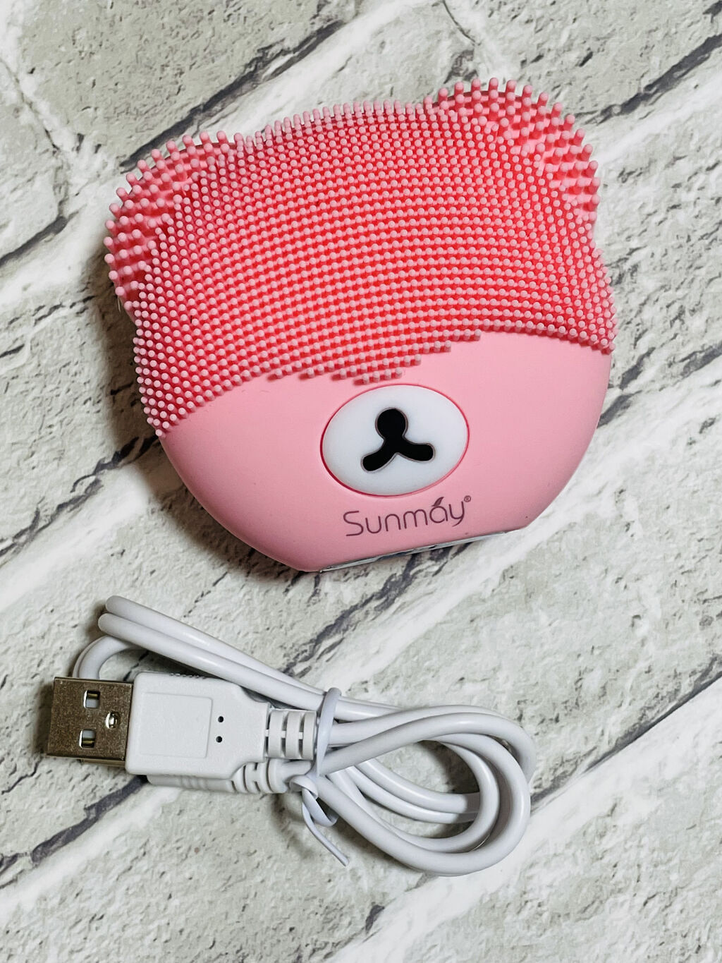 萌えクマ洗顔ブラシ/Sunmay/美顔器・マッサージを使ったクチコミ（2枚目）