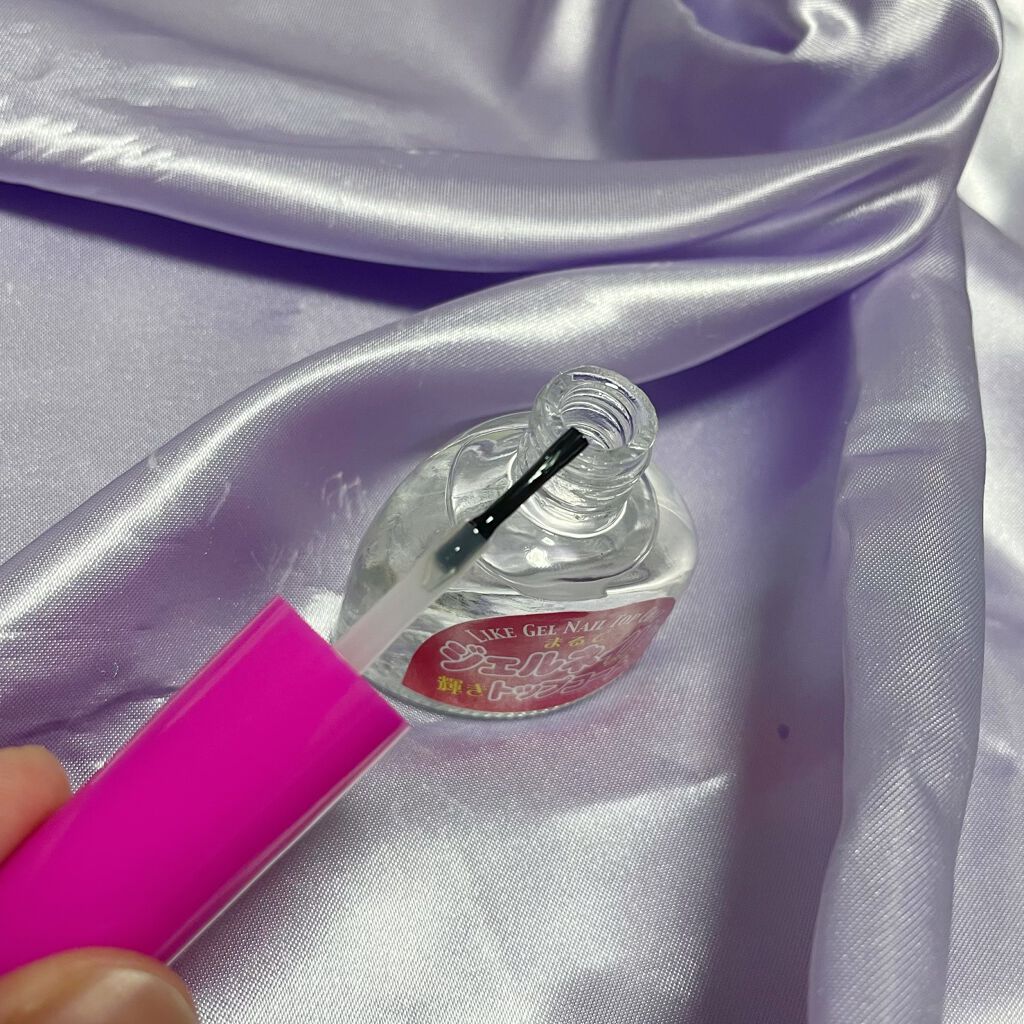 Dジェル トップコート/DAISO/ネイルトップコートを使ったクチコミ(2枚目)