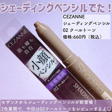 シェーディングペンシル/CEZANNE/ハイライト・シェーディングを使ったクチコミ(2枚目)