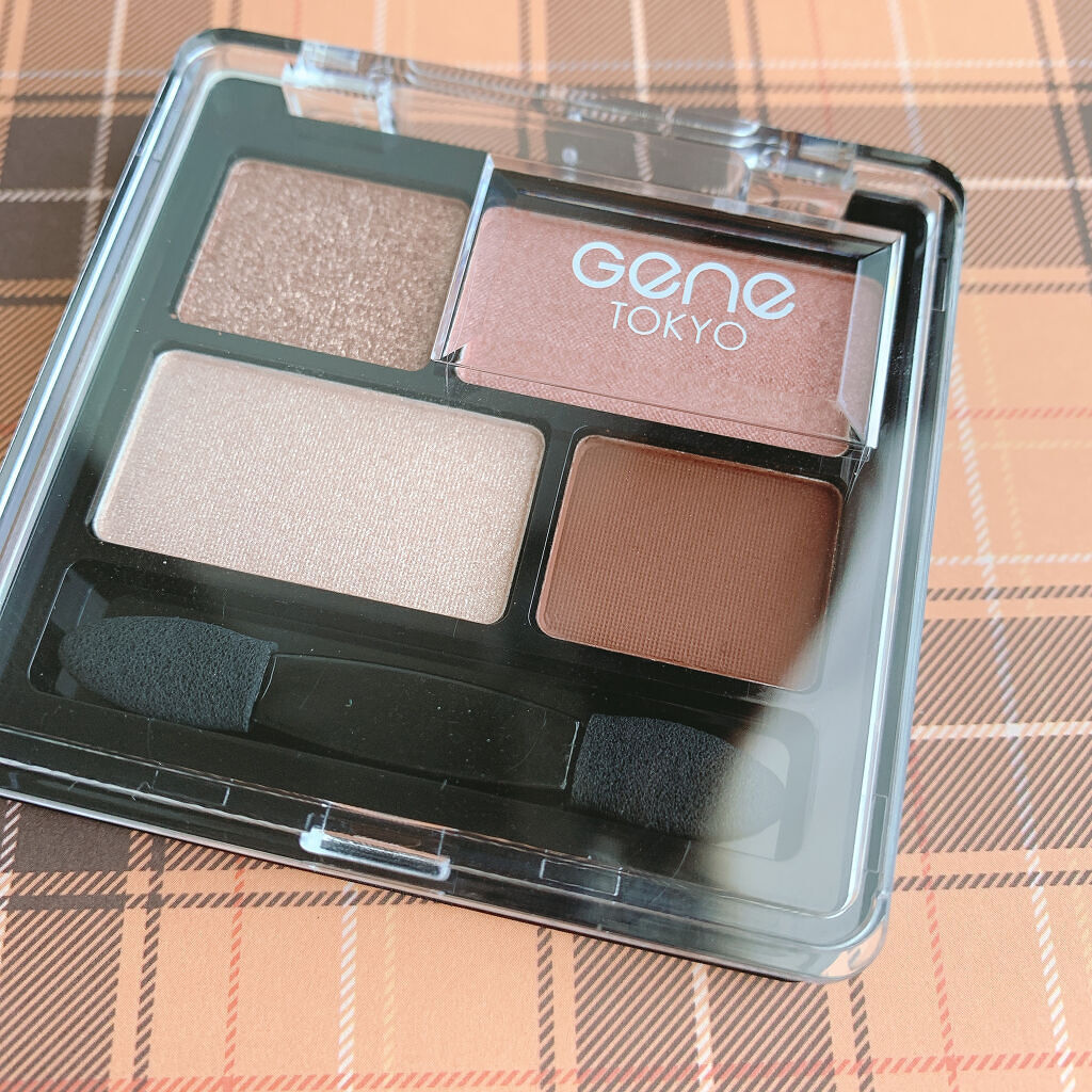リラクシーアイシャドウ/GENE TOKYO/アイシャドウパレットを使ったクチコミ（2枚目）
