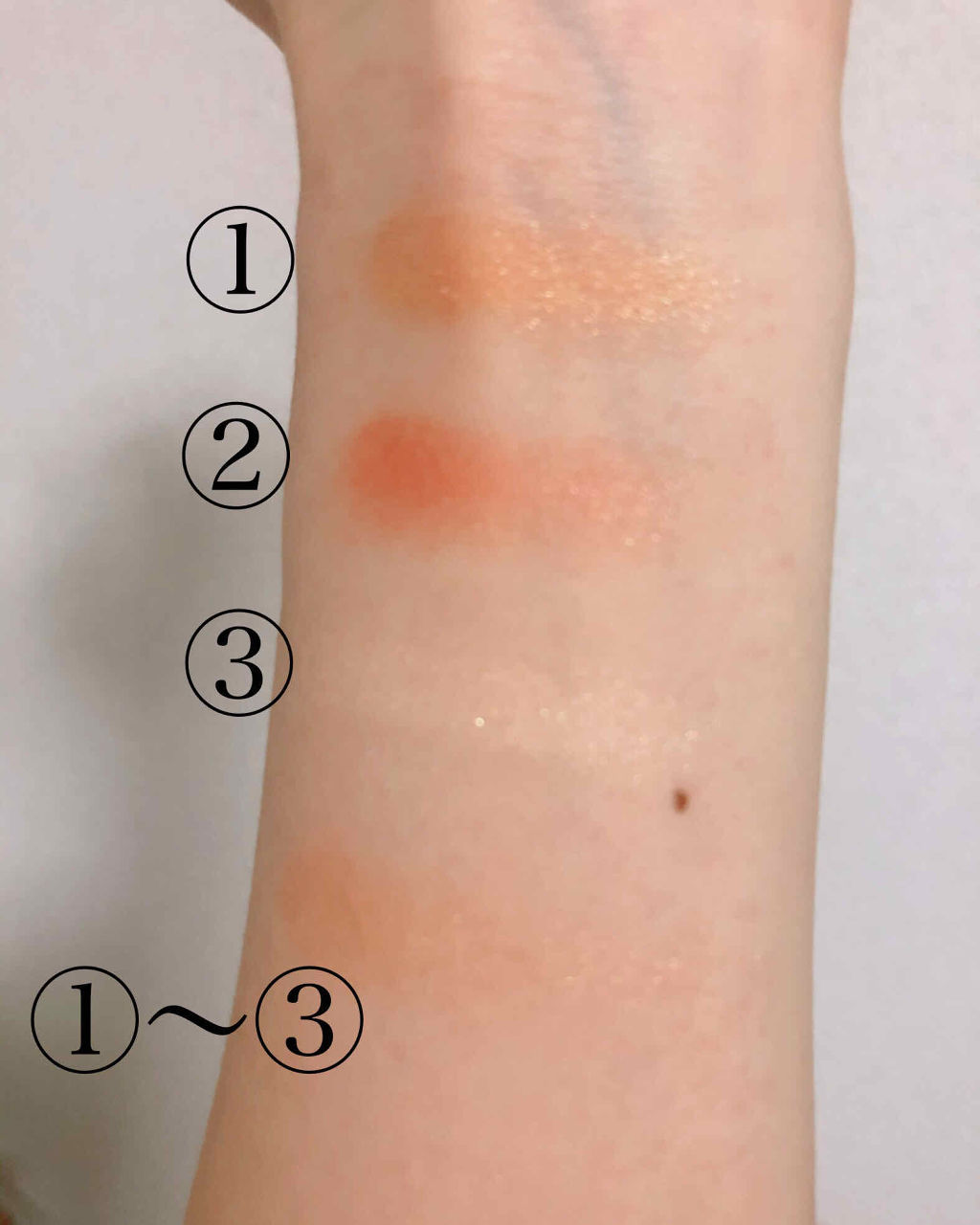 ブレンドチークカラー/WHOMEE/パウダーチークを使ったクチコミ（2枚目）