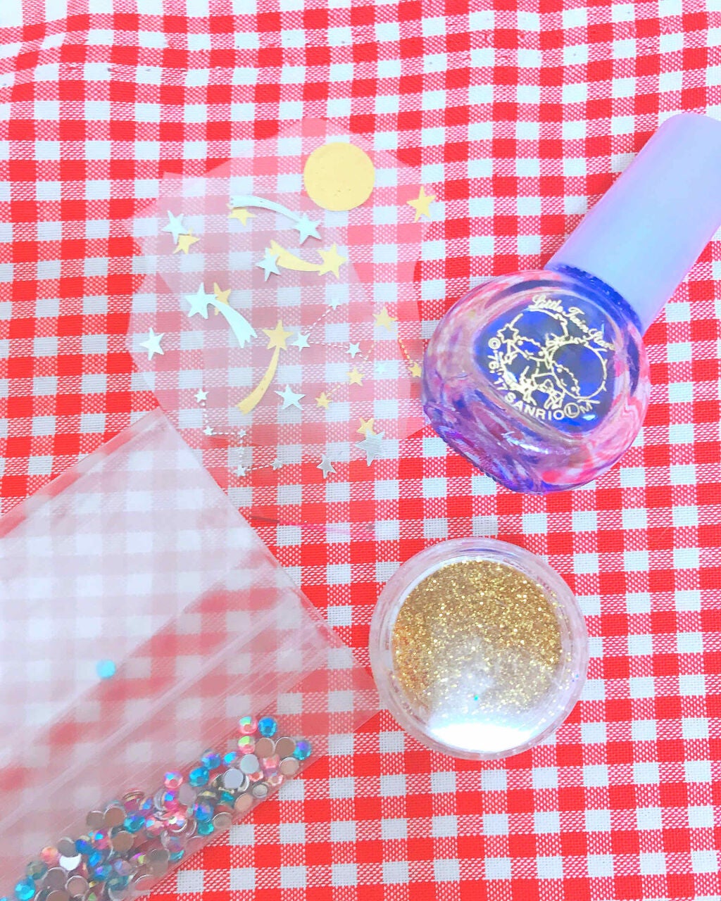 りんご🍎 on LIPS 「こんにちは(*^^*)今回は七夕をテーマにネイルアートをしまし..」(2枚目)