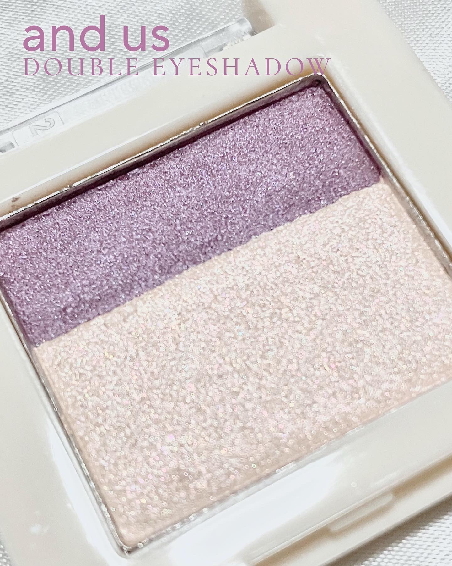 ダブルアイシャドウ/and us/アイシャドウパレットを使ったクチコミ（3枚目）