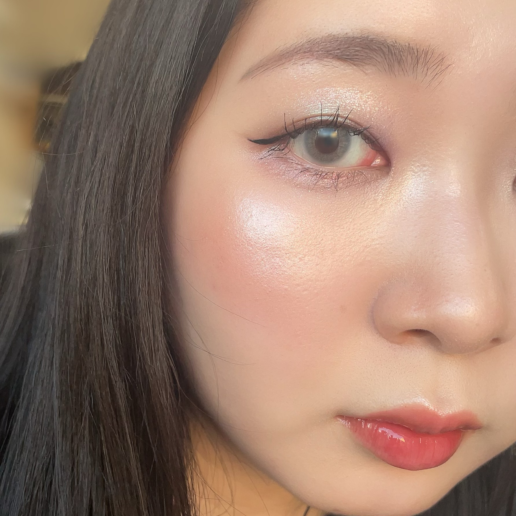プリズマ シャドウ 05 カラー・ マーメイド/NYX Professional Makeup/単色アイシャドウを使ったクチコミ（2枚目）