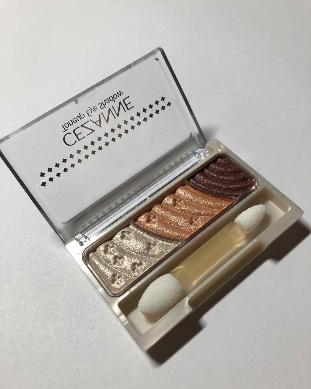 トーンアップアイシャドウ/CEZANNE/アイシャドウパレットを使ったクチコミ（2枚目）