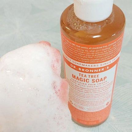 マジックソープ ティートゥリー/ドクターブロナー/ボディソープを使ったクチコミ(4枚目)