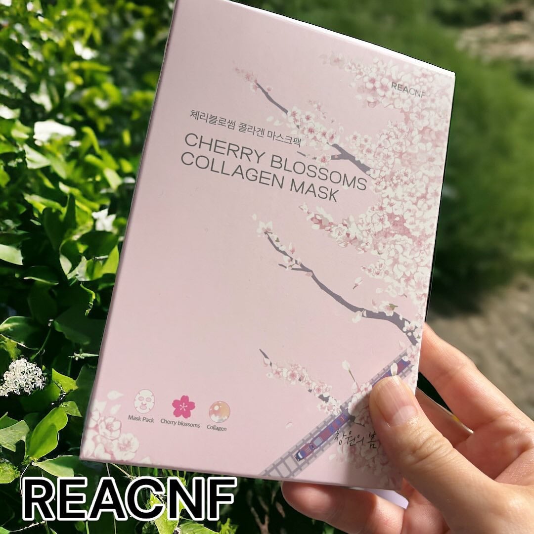 チェリーブロッサム コラーゲンマスク/REACNF/シートマスク・パックを使ったクチコミ(1枚目)