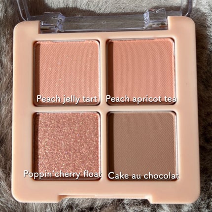 NOTONE Peach Blush Toast cafe eye palette /Sonomama FRUIT/アイシャドウパレットを使ったクチコミ(2枚目)