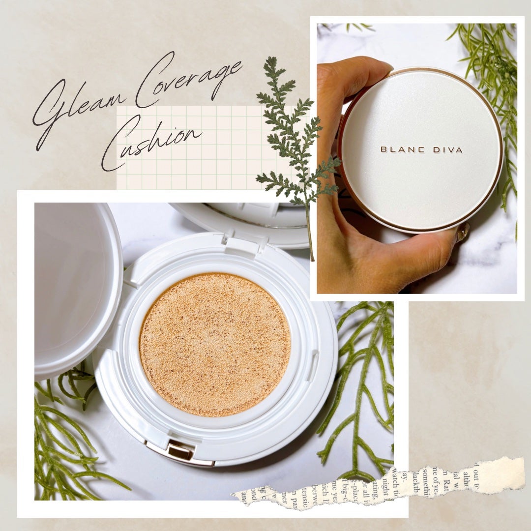 GLEAM COVERAGE CUSHION/BLANC DIVA/クッションファンデーションを使ったクチコミ(3枚目)