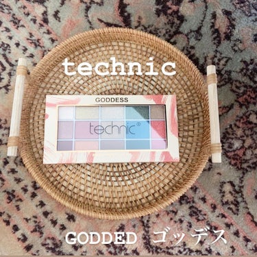 technic 15 アイシャドウパレットのクチコミ「🎨#今日のメイク

▹▸ 𝑇𝑒𝑐ℎ𝑛𝑖𝑐 𝐺𝑂𝐷𝐷𝐸𝐷

テクニック
ゴッデス

15色のアイ.....」（2枚目）