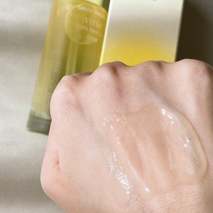 グリーンタンジェリン ビタC ダークスポットケアセラム/goodal/美容液を使ったクチコミ(2枚目)