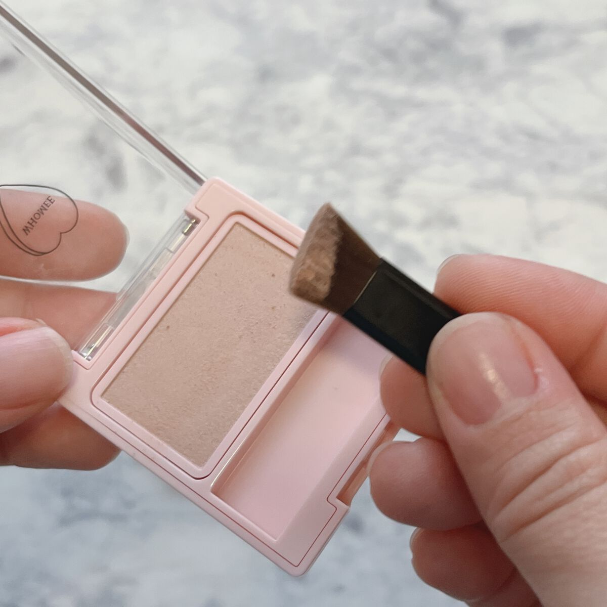 フーミー シングルブラッシュ/WHOMEE/パウダーチークを使ったクチコミ(8枚目)