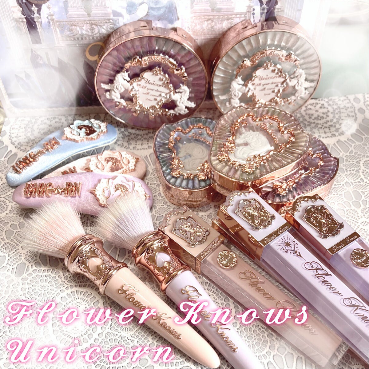 クリスタルユニコーンシリーズ チークブラッシュ/FlowerKnows/パウダーチークを使ったクチコミ(1枚目)