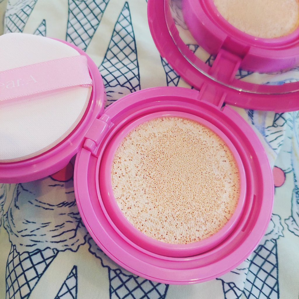 スリムフィットトーンアップサンクッション/Dear.A/日焼け止めローションを使ったクチコミ（3枚目）