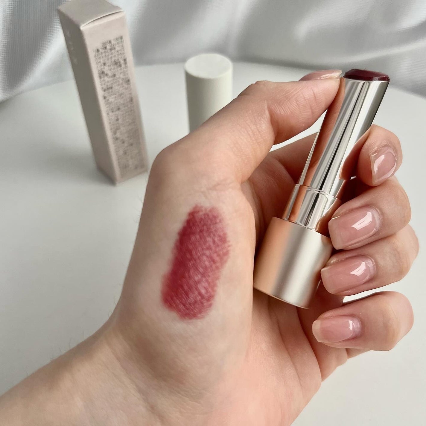 RMK デューイーメルト リップカラー/RMK/口紅を使ったクチコミ(3枚目)