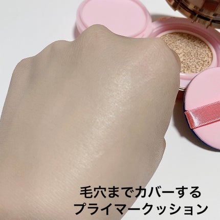 ピンクティーツリーカバープライマークッション/APLIN/クッションファンデーションを使ったクチコミ(4枚目)