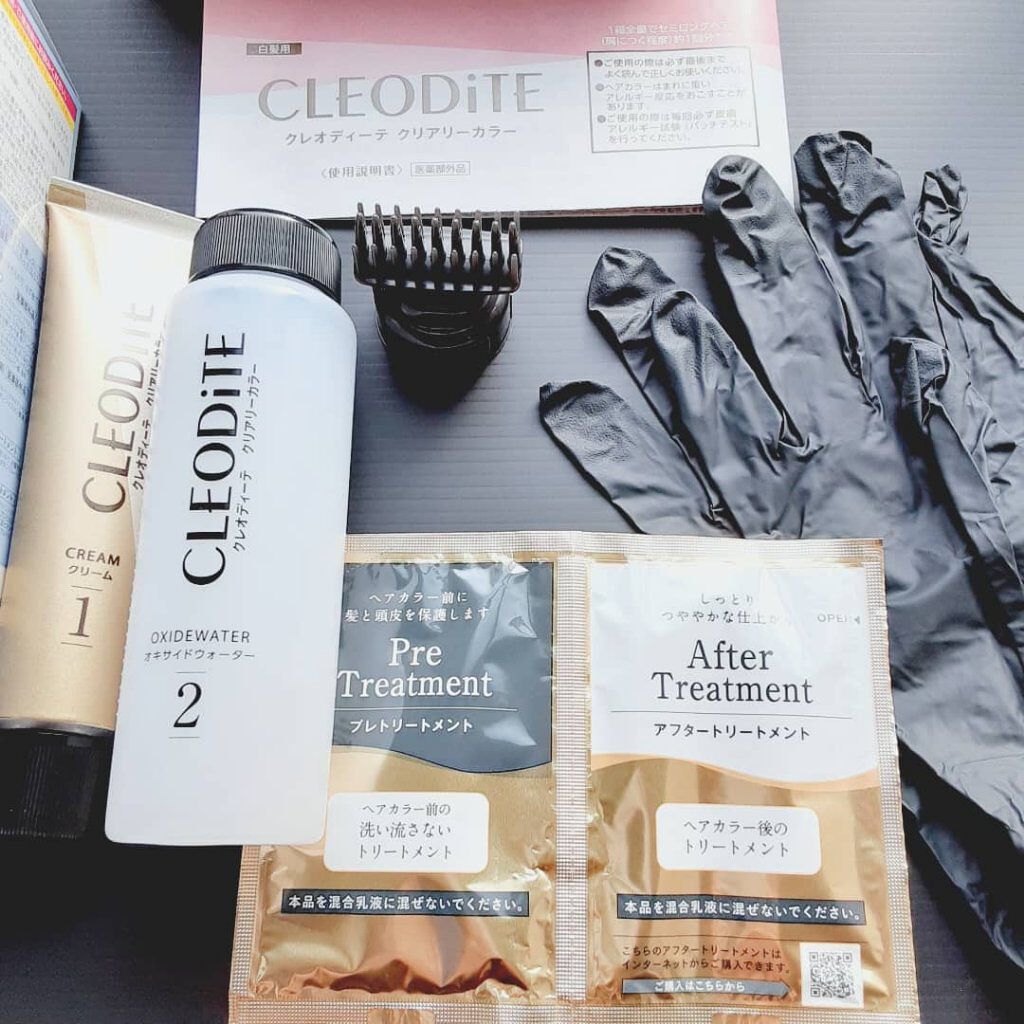 クリアリーカラー (白髪用) /クレオディーテ/ヘアカラーを使ったクチコミ（3枚目）