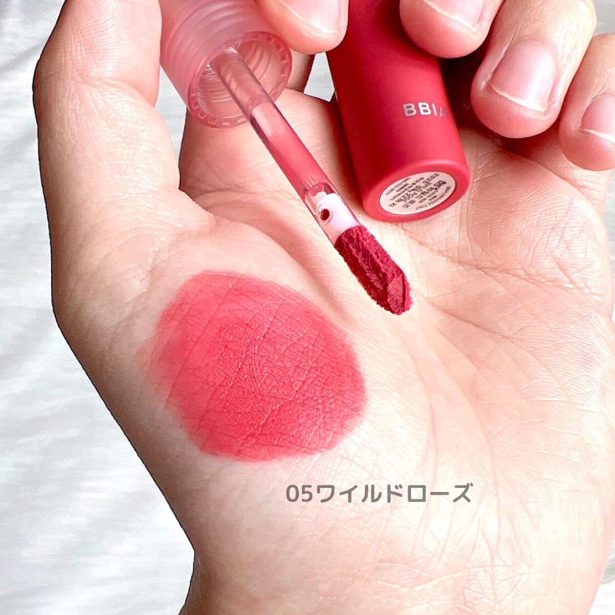 スマッジティント FLOWER MARKET/BBIA/リップティントを使ったクチコミ(2枚目)