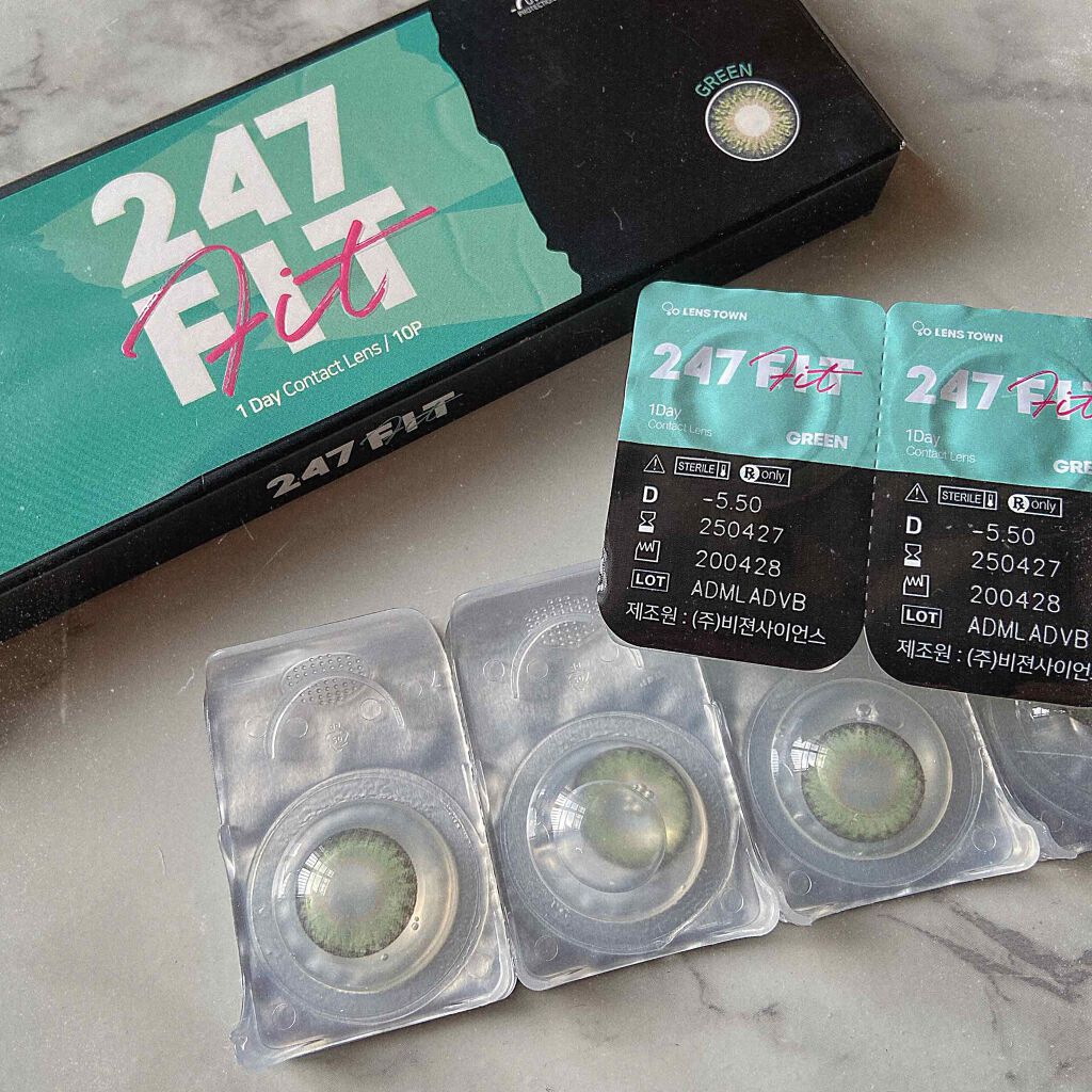 247 fit/THEPIEL/カラーコンタクトレンズを使ったクチコミ(3枚目)