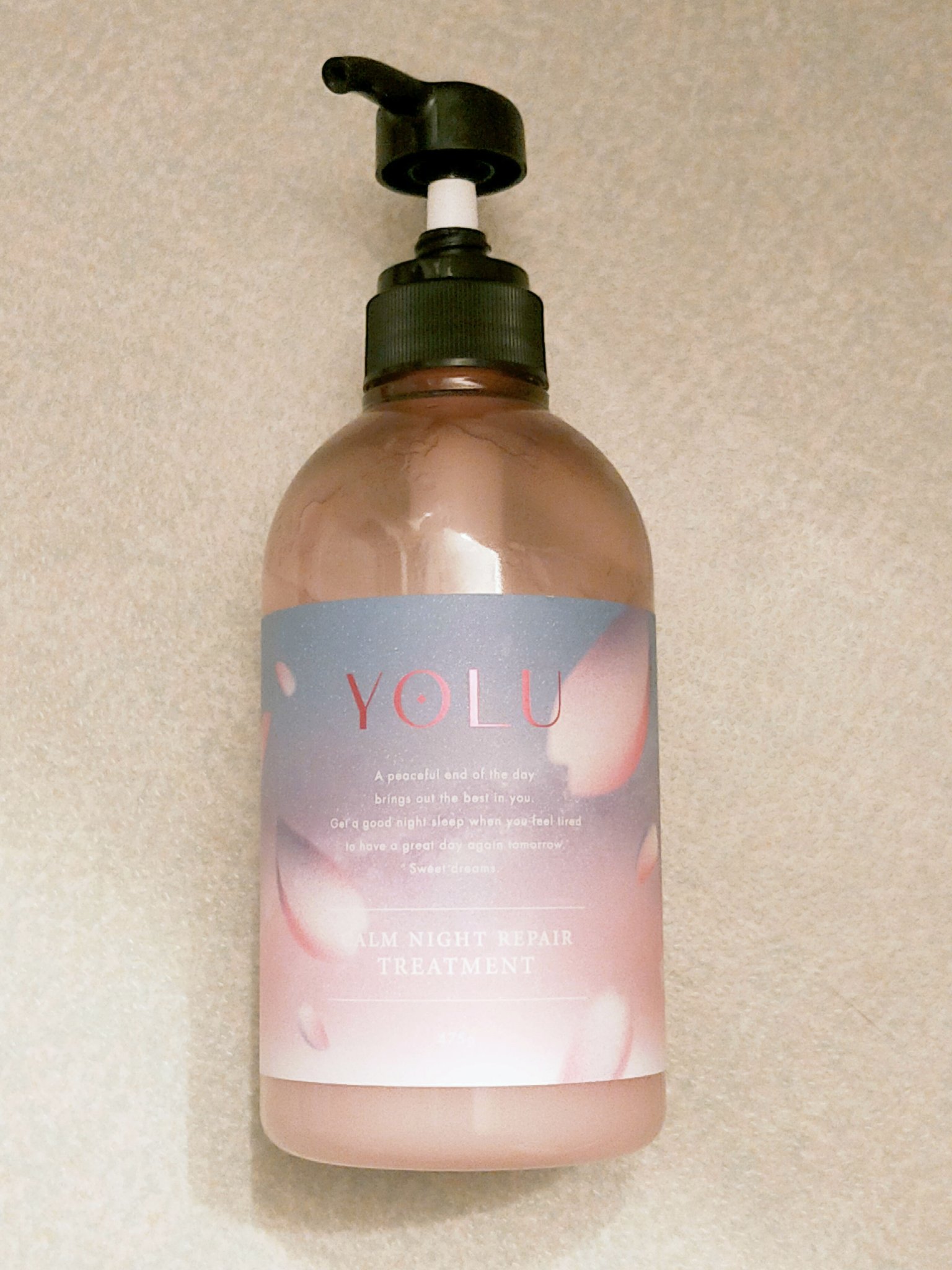 サクラ カームナイトリペアシャンプー／トリートメント/YOLU/市販シャンプーを使ったクチコミ（1枚目）