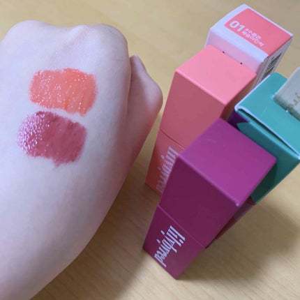 ブラッディライアー コーティングティント/lilybyred/リップティントを使ったクチコミ(2枚目)