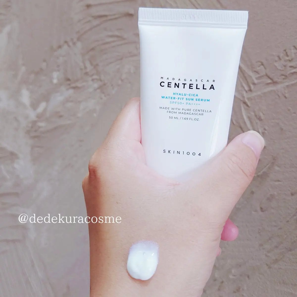 ヒアルーシカ ウォーターフィット サンセラム/SKIN1004/日焼け止めローションを使ったクチコミ（2枚目）