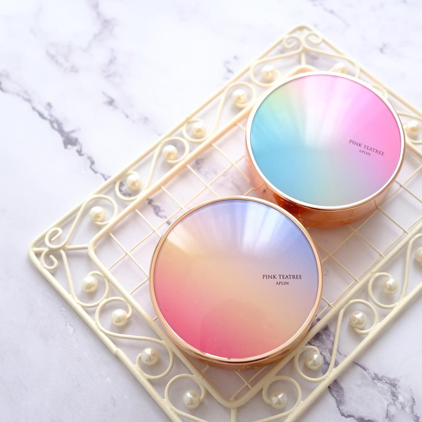 ピンクティーツリーカバーアップグロウクッション/APLIN/クッションファンデーションを使ったクチコミ(7枚目)