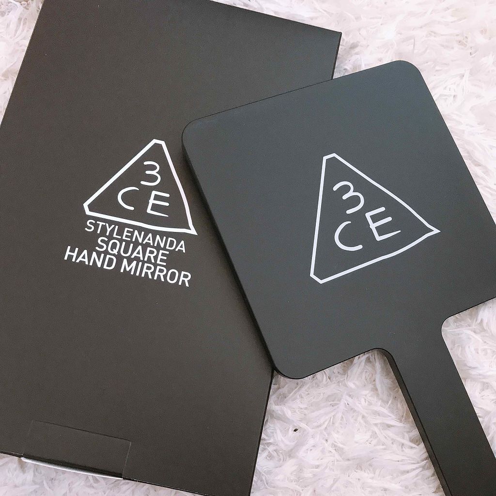 3CE スクエア ミニ ハンドミラー/3CE/その他化粧小物を使ったクチコミ(2枚目)