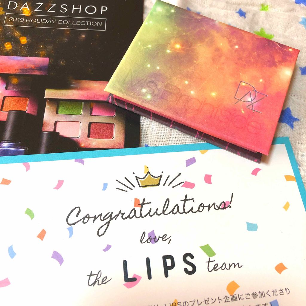 ザ パレットオブブライトサイド (2019 HOLIDAY COLLECTION)/DAZZSHOP/アイシャドウパレットを使ったクチコミ（1枚目）