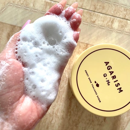 Q+Me スウィートボムタラソスクラブレモンティーの香り/AGARISM/バスト・ヒップケアを使ったクチコミ(5枚目)