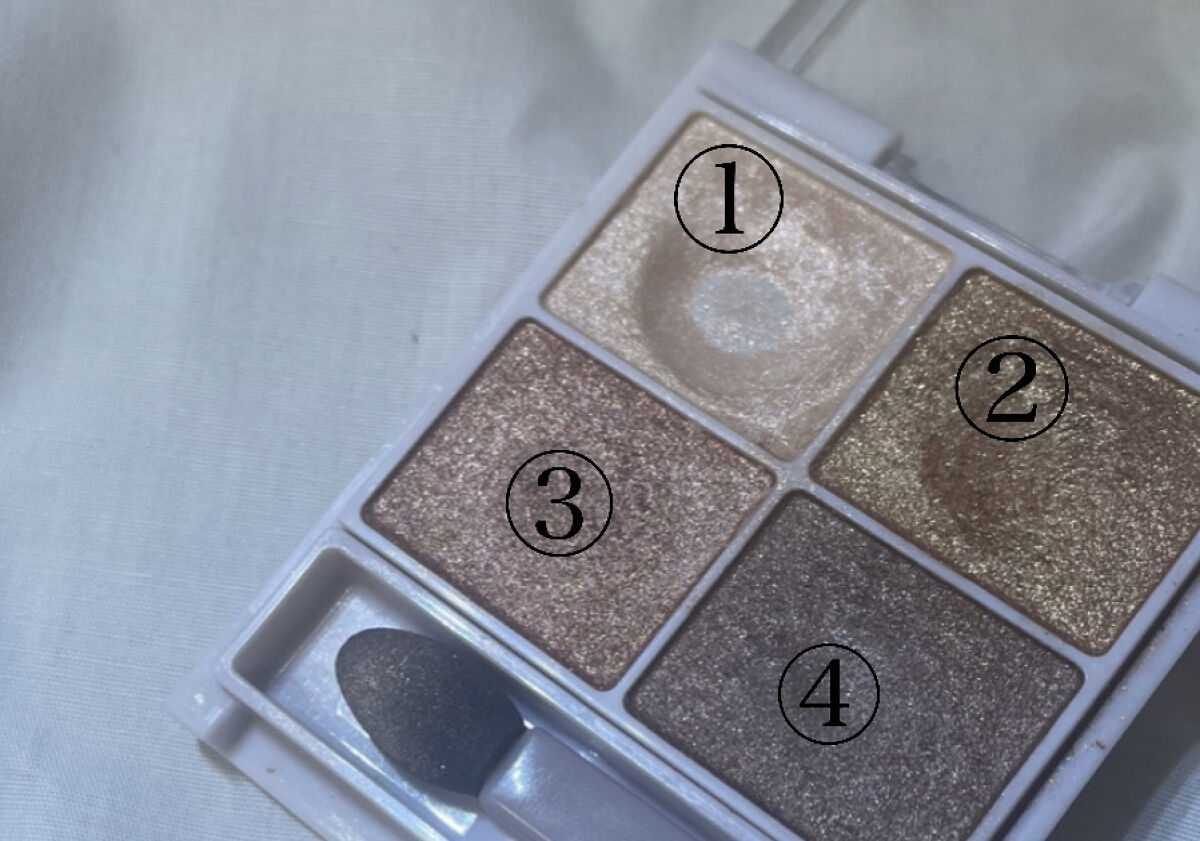 シルキースフレアイズ/キャンメイク/アイシャドウパレットを使ったクチコミ（2枚目）