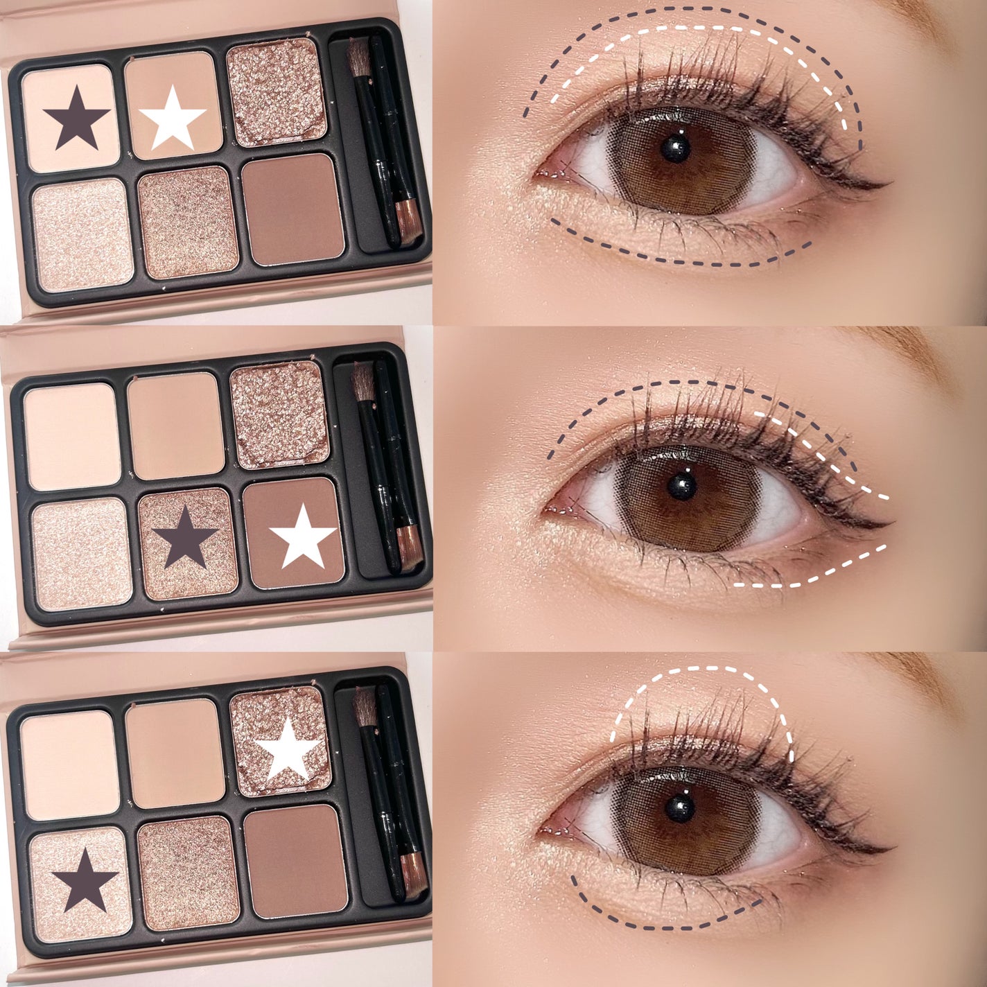 アイカラーパレット/heme/アイシャドウパレットを使ったクチコミ(3枚目)