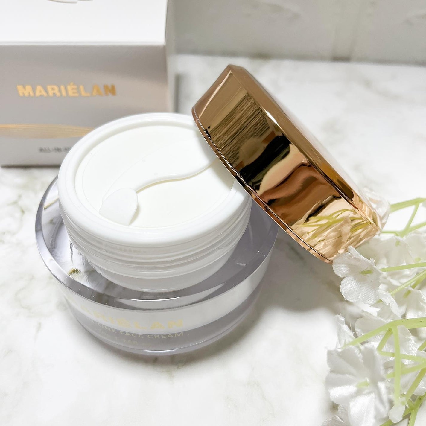オールインワン フェイスクリーム /MARIÉLAN/オールインワン化粧品を使ったクチコミ(3枚目)