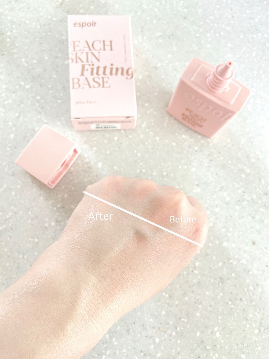 ピーチスキンフィッティングベース/espoir/化粧下地を使ったクチコミ(4枚目)