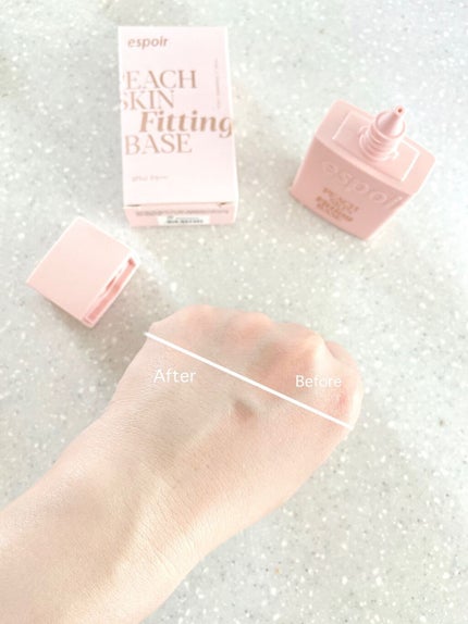 ピーチスキンフィッティングベース/espoir/化粧下地を使ったクチコミ(4枚目)