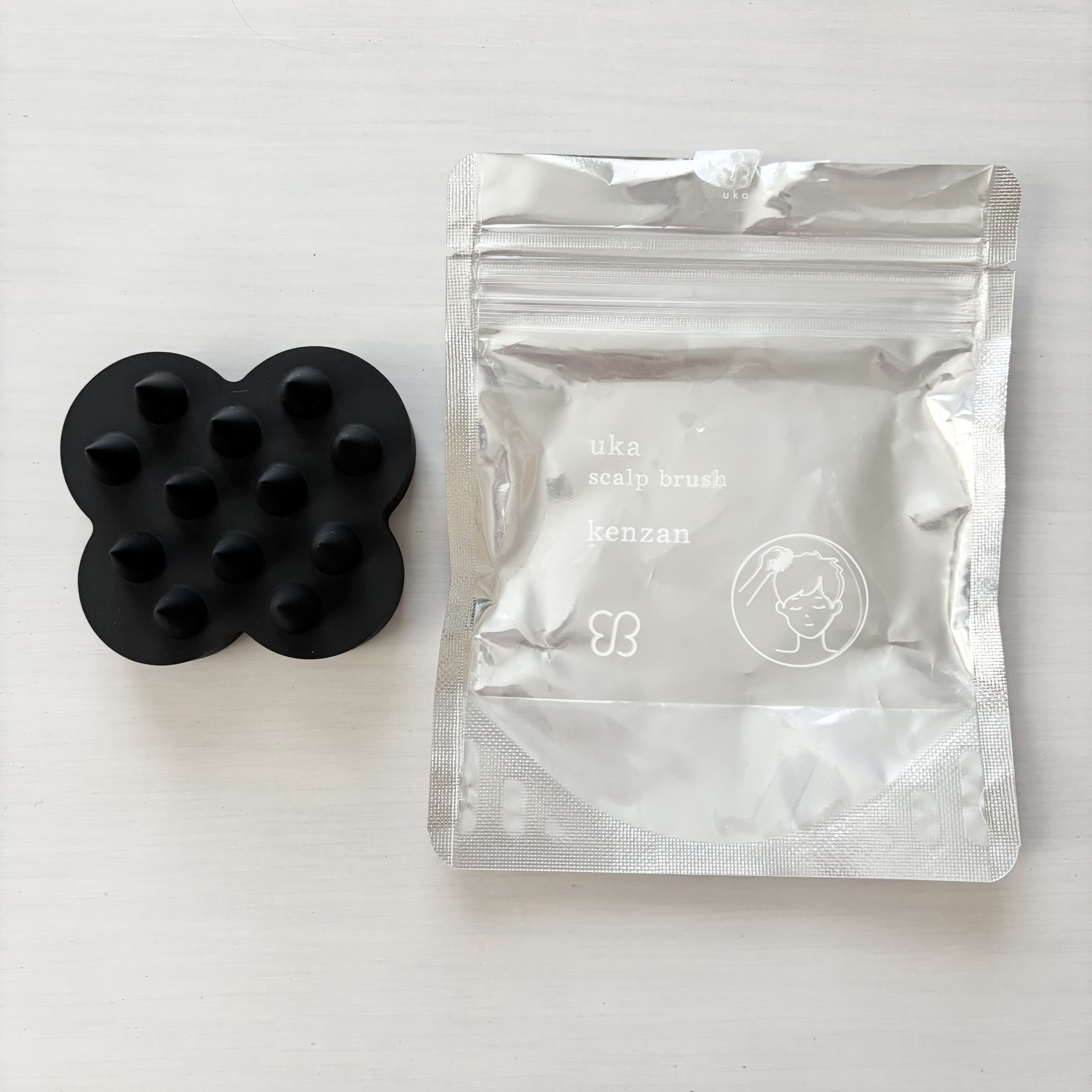 uka scalp brush kenzan/uka/スカルプブラシを使ったクチコミ（3枚目）