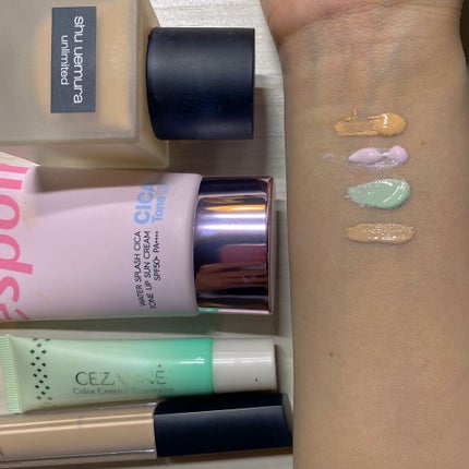 赤み補正コンシーラー/CEZANNE/クリームコンシーラーを使ったクチコミ(2枚目)