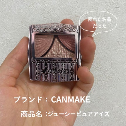 ジューシーピュアアイズ/キャンメイク/アイシャドウパレットを使ったクチコミ(1枚目)
