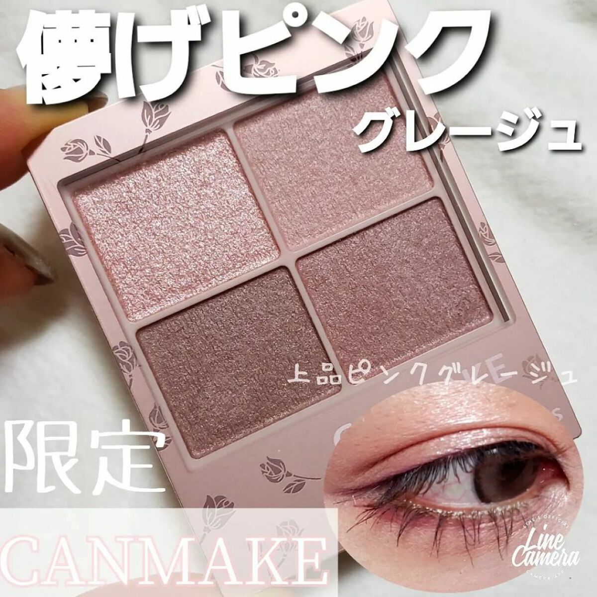 シルキースフレアイズ(マットタイプ)/キャンメイク/アイシャドウパレットを使ったクチコミ(1枚目)