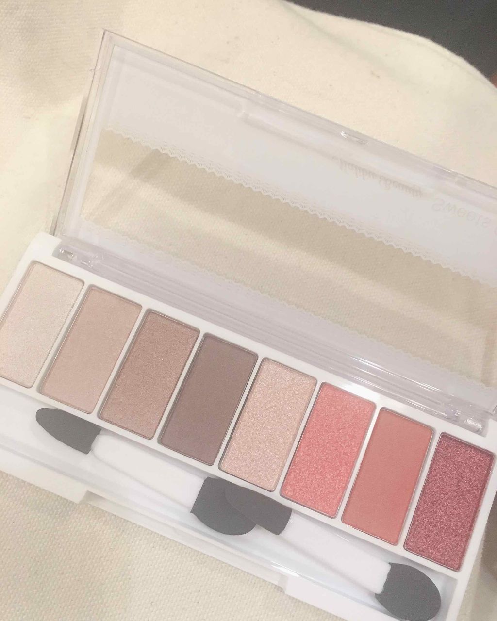 スイーツコレクション/マリブビューティー/アイシャドウパレットを使ったクチコミ（3枚目）