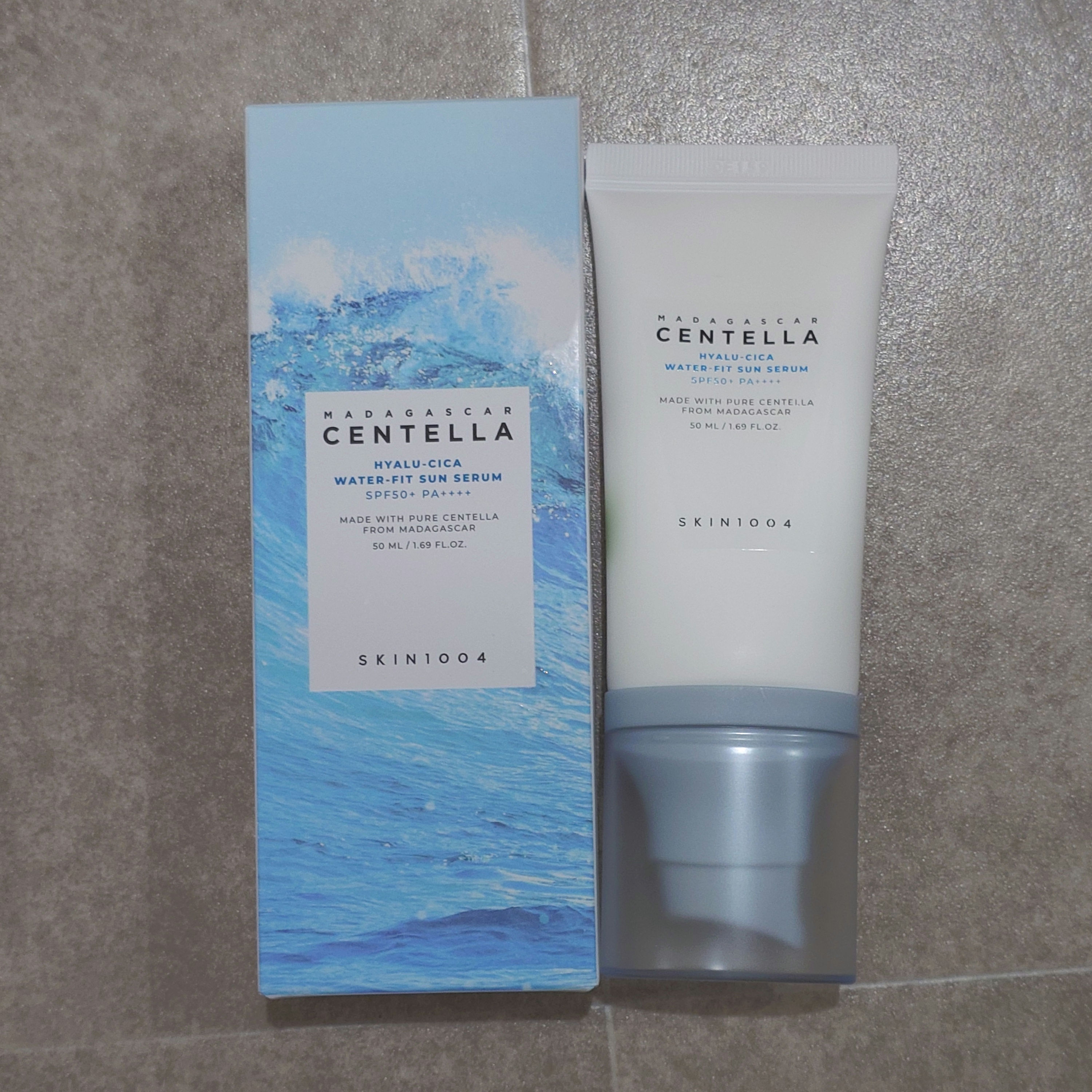 ヒアルーシカ ウォーターフィット サンセラム/SKIN1004/日焼け止めローションを使ったクチコミ（1枚目）