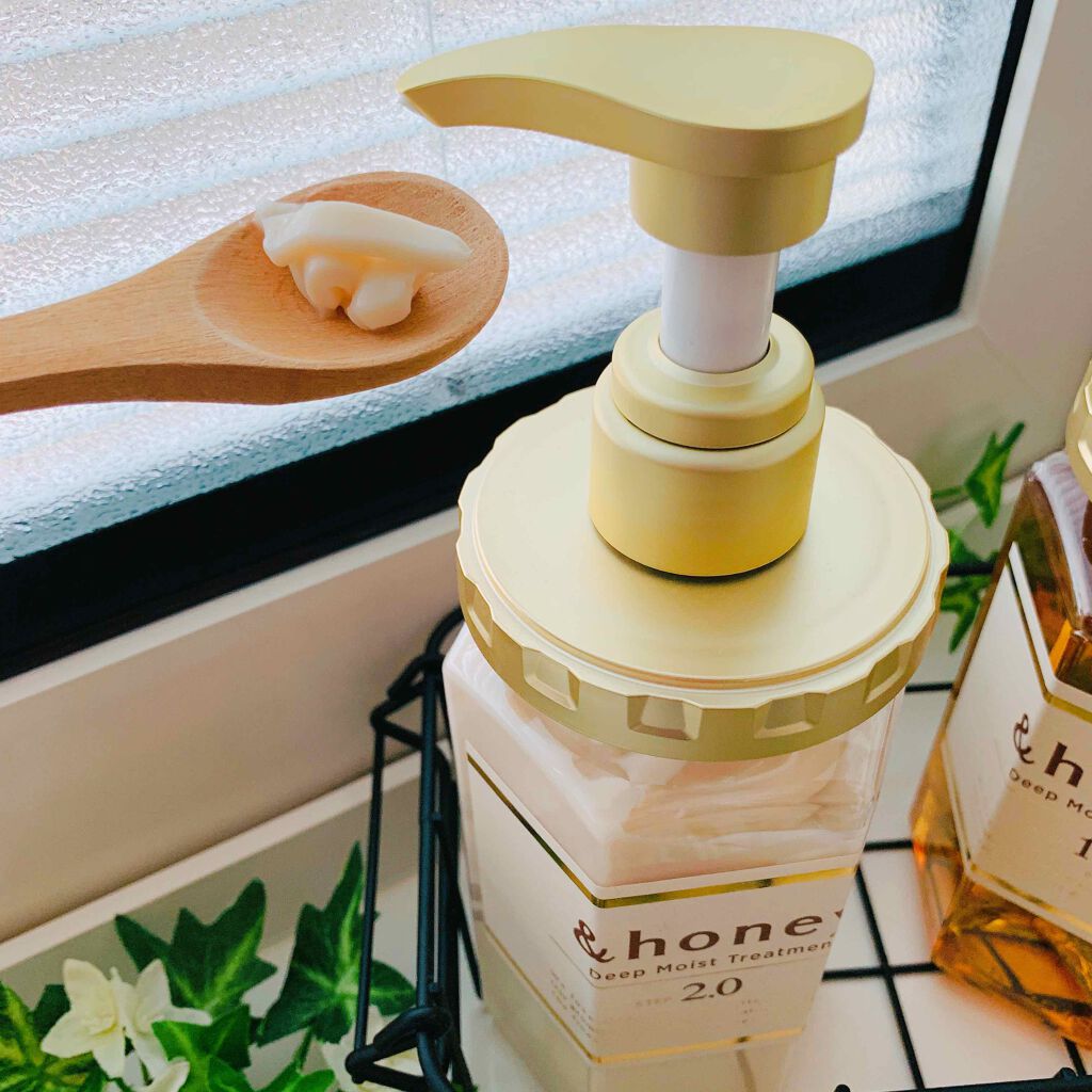 ディープモイスト シャンプー1.0／ヘアトリートメント2.0/&honey/市販シャンプーを使ったクチコミ（3枚目）