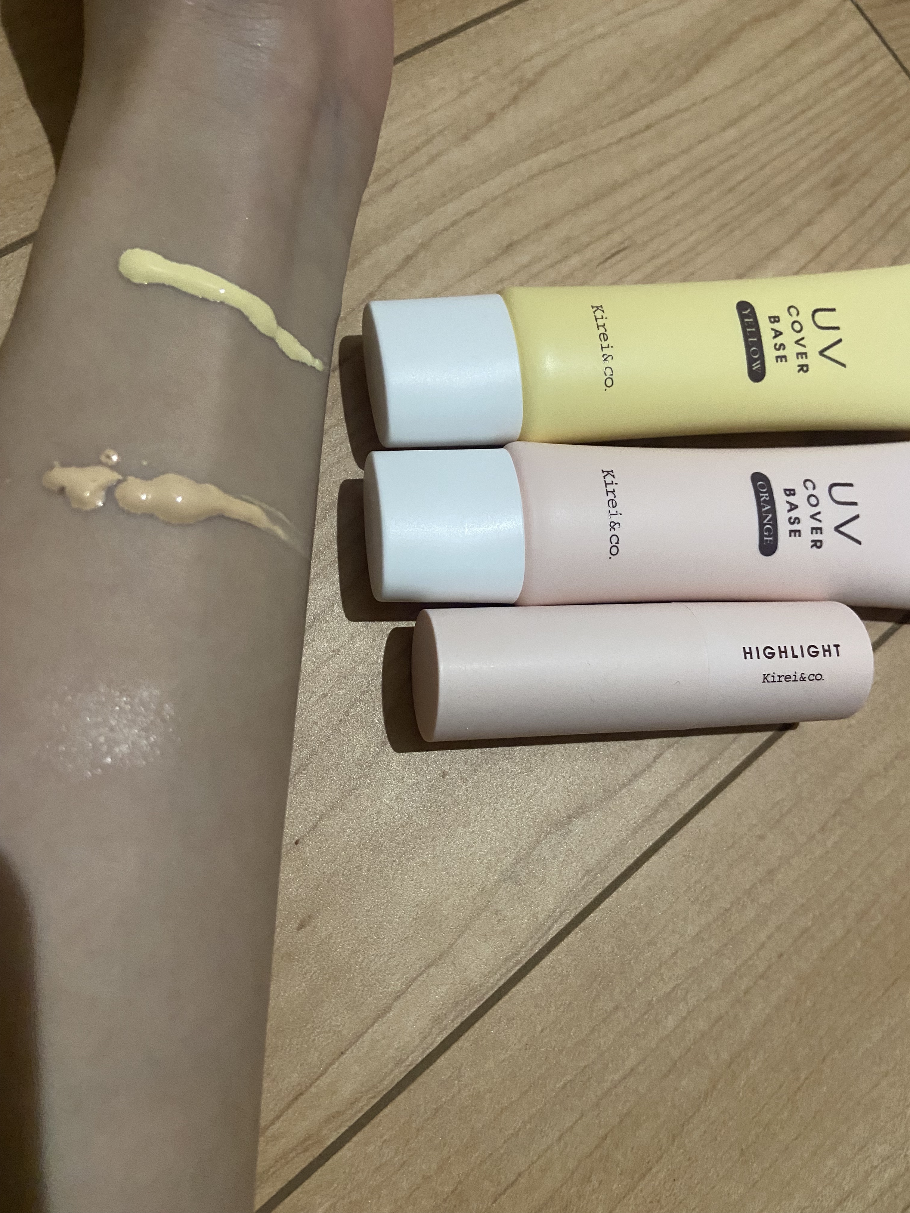 UVカバーベース 02オレンジ/Kirei&co./日焼け止めクリームを使ったクチコミ（2枚目）