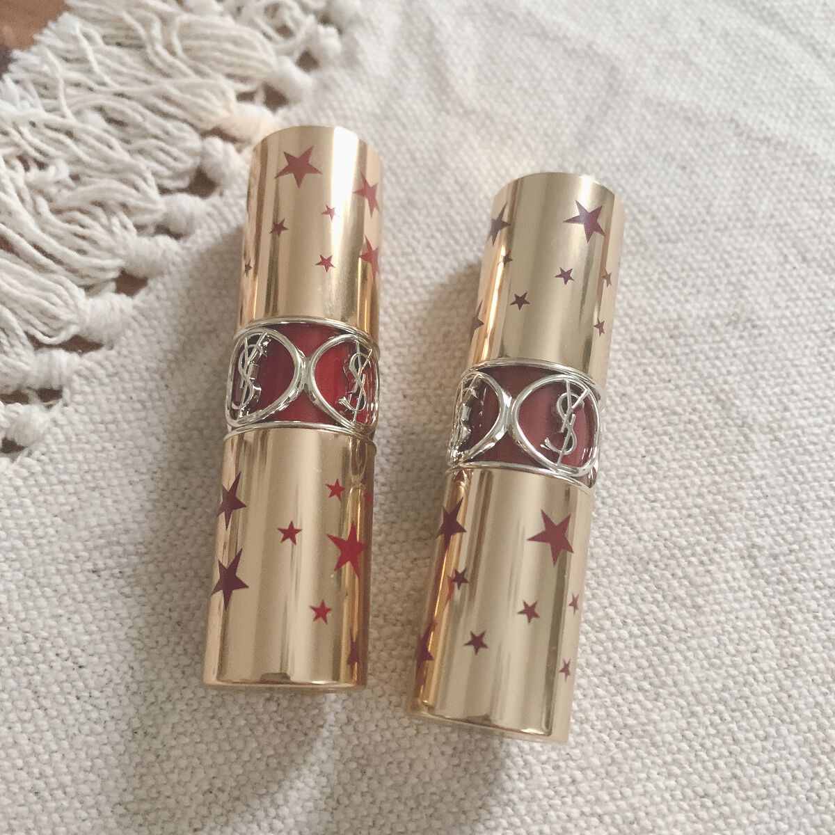 ルージュ ヴォリュプテ シャイン/YVES SAINT LAURENT BEAUTE/口紅を使ったクチコミ（1枚目）