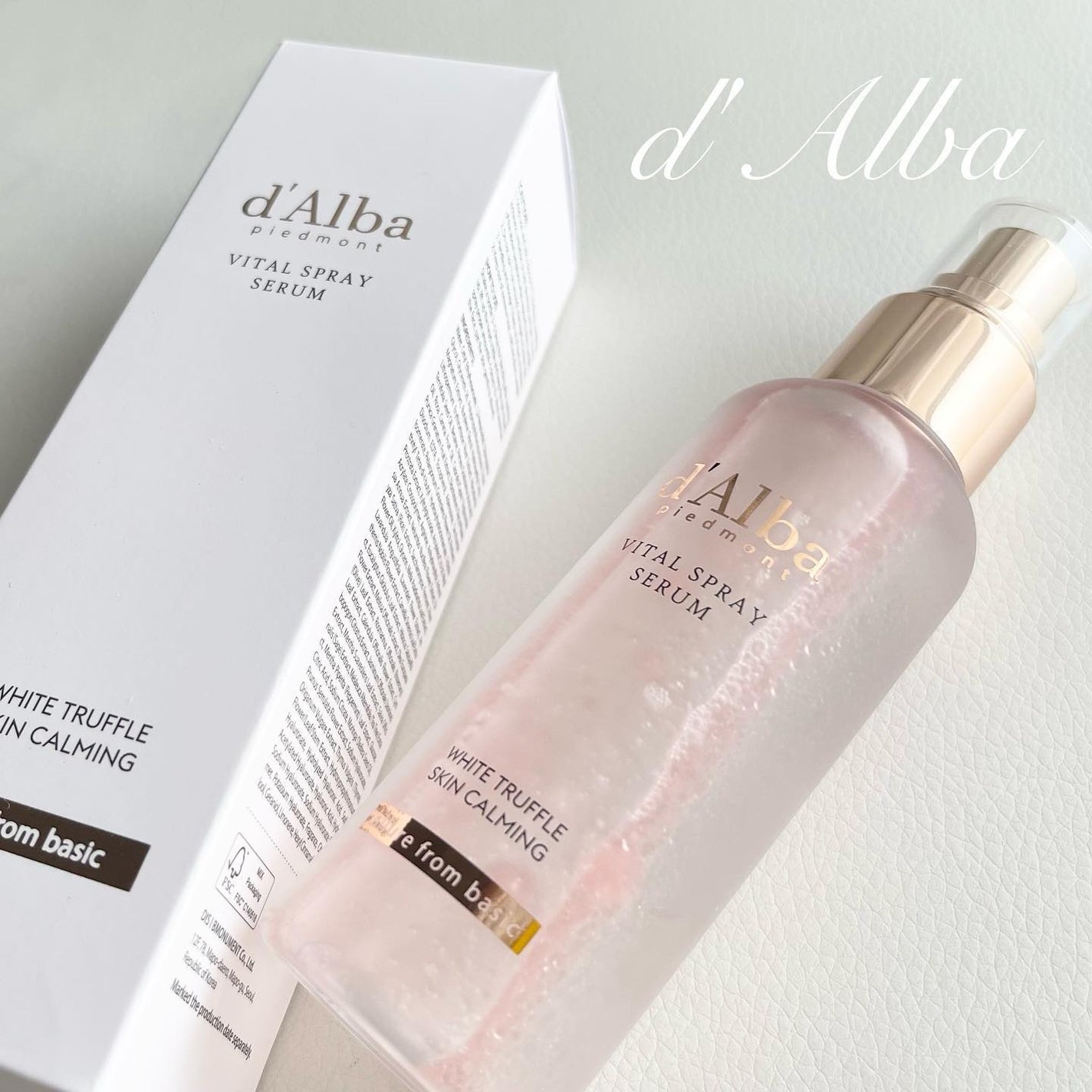 ダルバ ホワイトトリュフバイタルスプレーセラム/ダルバ/ミスト状化粧水を使ったクチコミ(1枚目)