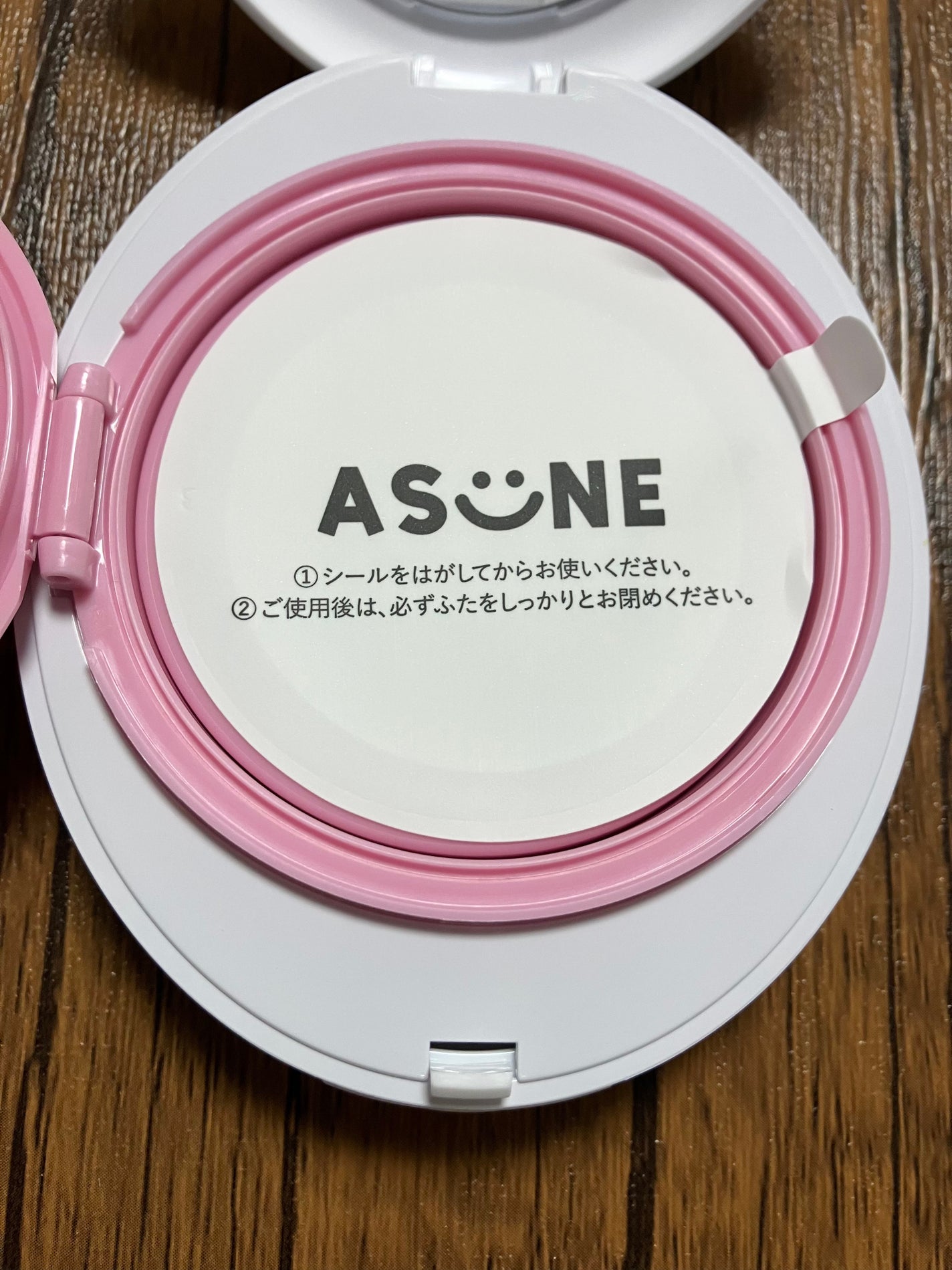 デューイーメッシュファンデーション/ASUNE /クッションファンデーションを使ったクチコミ(4枚目)