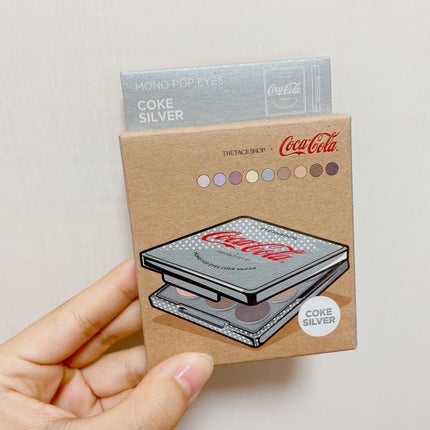 コカコーラ モノ ポップ アイズ/THE FACE SHOP/アイシャドウパレットを使ったクチコミ(5枚目)